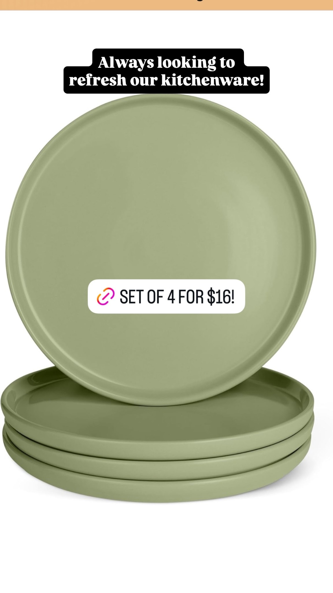 Always looking to refresh our kitchenware!