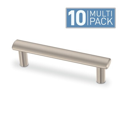 Brainerd Foundations 10-Pack 3-in Center to Center Satin Nickel Oval Bar Drawer Pulls | Lowe's