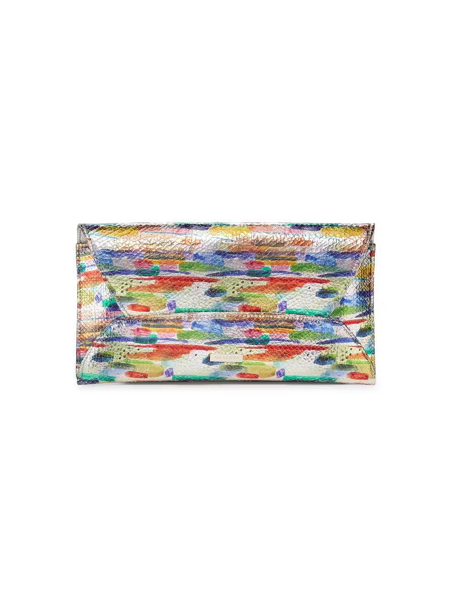 Brush Stroke Printed Envelope Clutch | Saks Fifth Avenue