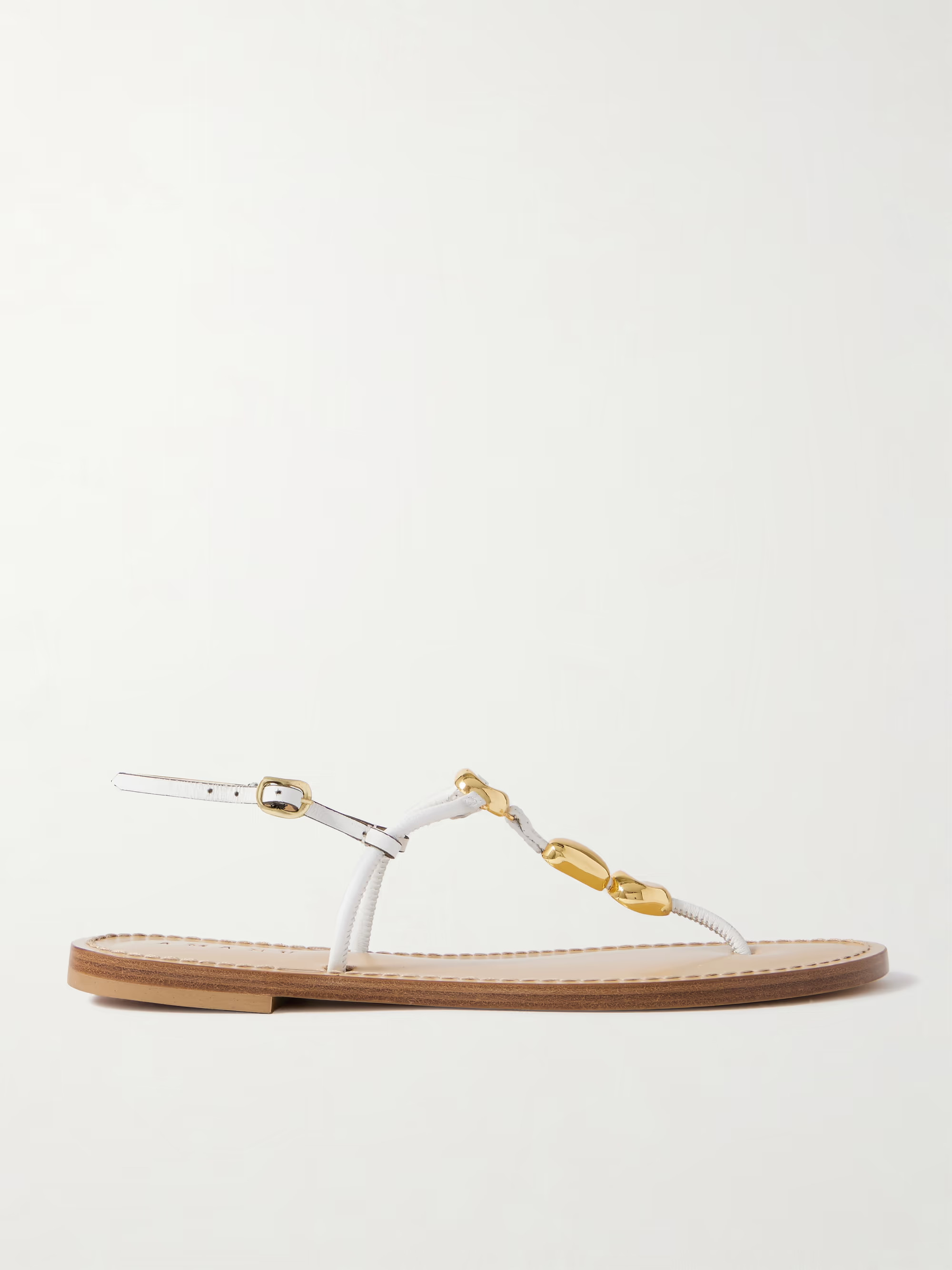 The Nairobi embellished leather sandals | NET-A-PORTER (US)