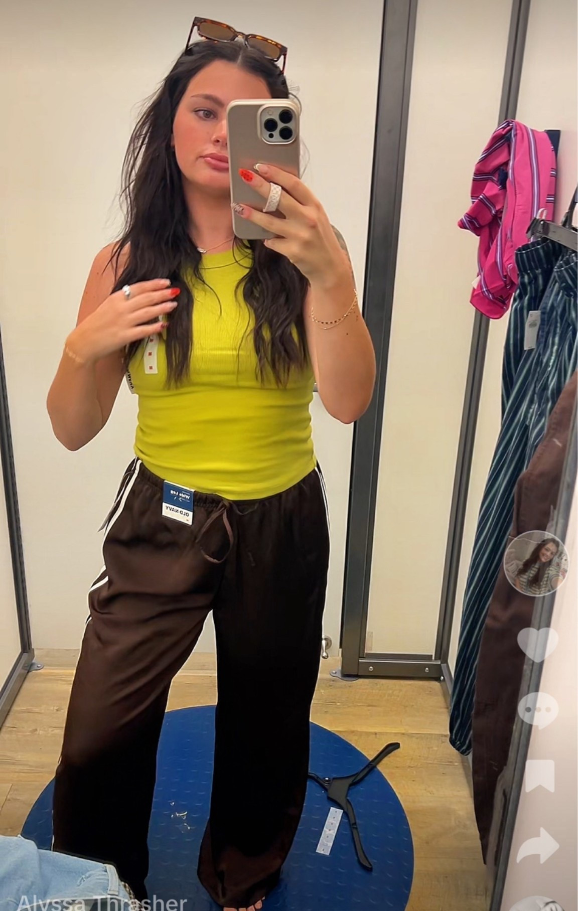 Old navy
Size medium tank top
Size medium pants- would’ve sized down to a small though.

#LTKdayinmylife #LTKSeasonal #LTKootd