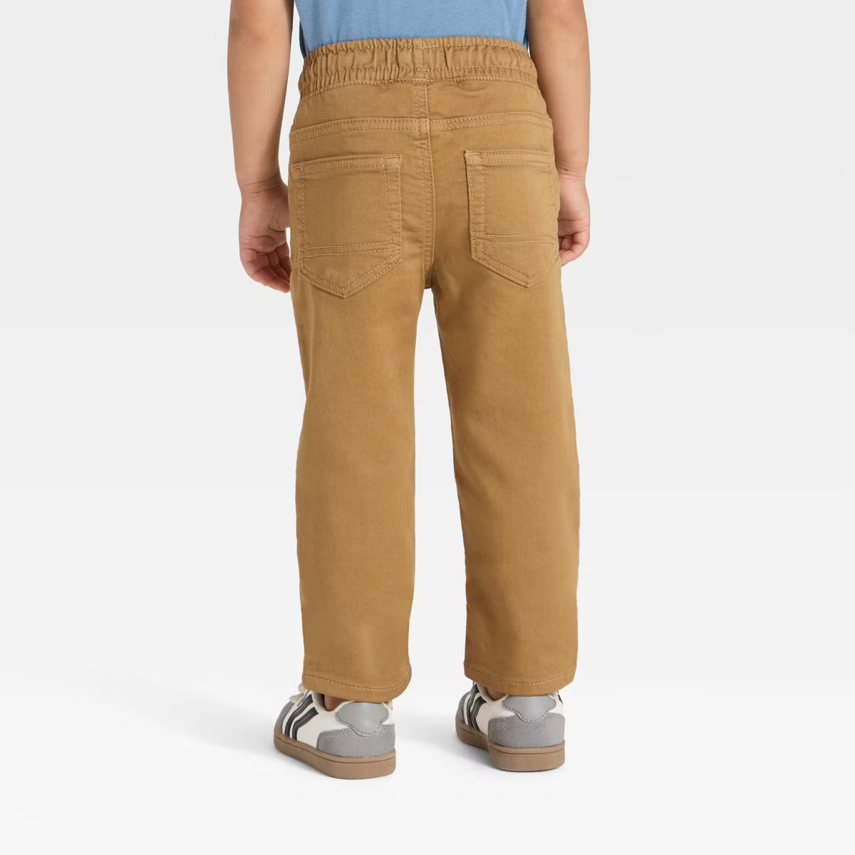 Toddler Boys' Straight Fit Denim Pants - Cat & Jack™ Khaki | Target