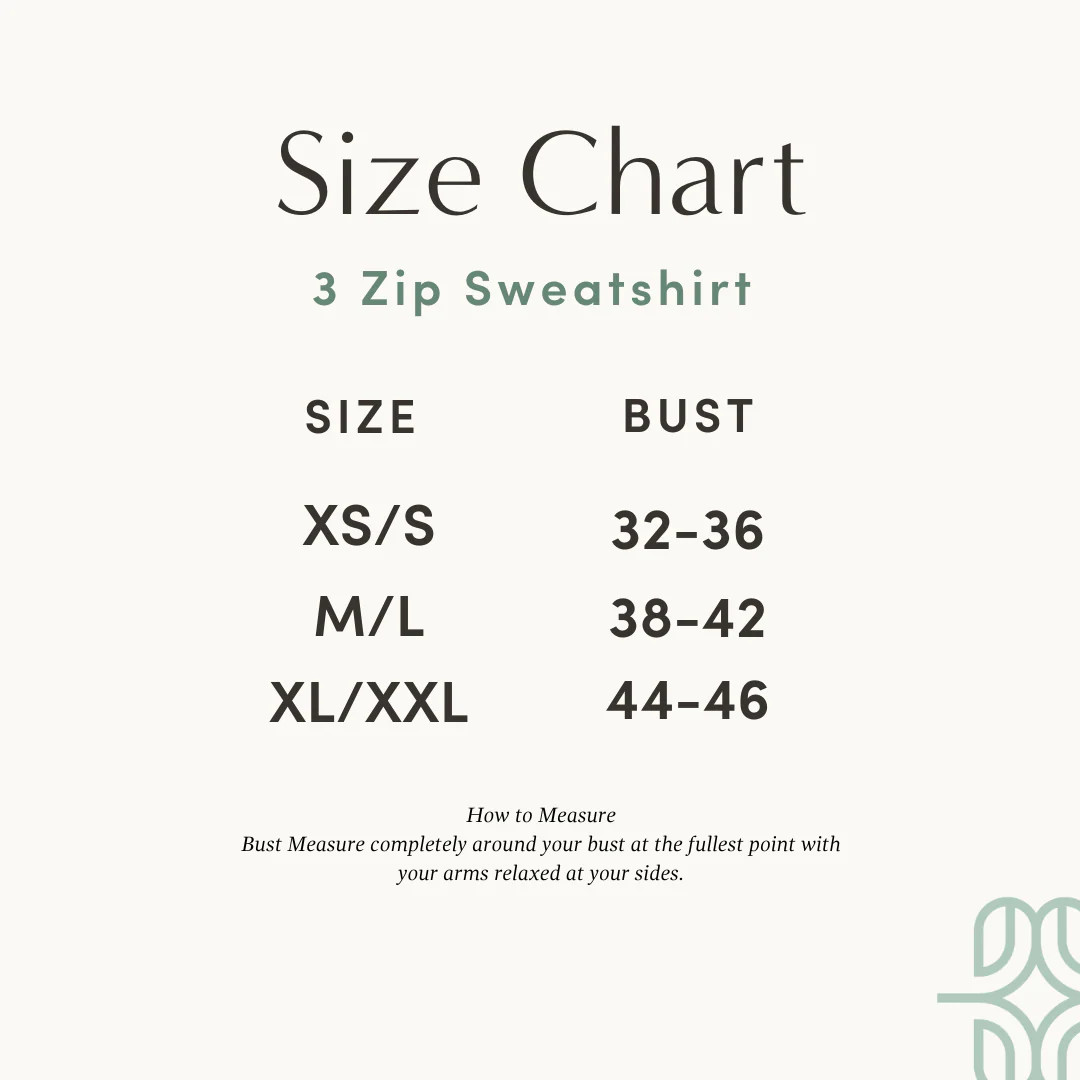 Oversized Funnel Neck Three Zip Breastfeeding Sweatshirt | Movemama Apparel