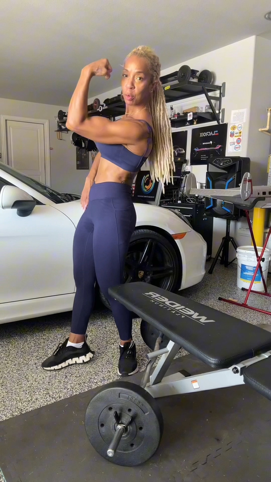 How do you cope with the stresses of life? I exercise away my demons. A good workout releases mood enhancing endorphins while making me feel strong and confident. It’s free therapy; it is the most underused antidepressant! It is my time to silence the noise in my head, and strengthen my strongest muscle; my mind! It transforms your habits, mentality, confidence, and your life. I am grateful that I can move. I am worth the effort I dedicate to myself.  It’s not a chore, it’s self care. Remember, no outfit will ever look as good as a fit body! 

#LTKOver40 #LTKFindsUnder50 #LTKActive