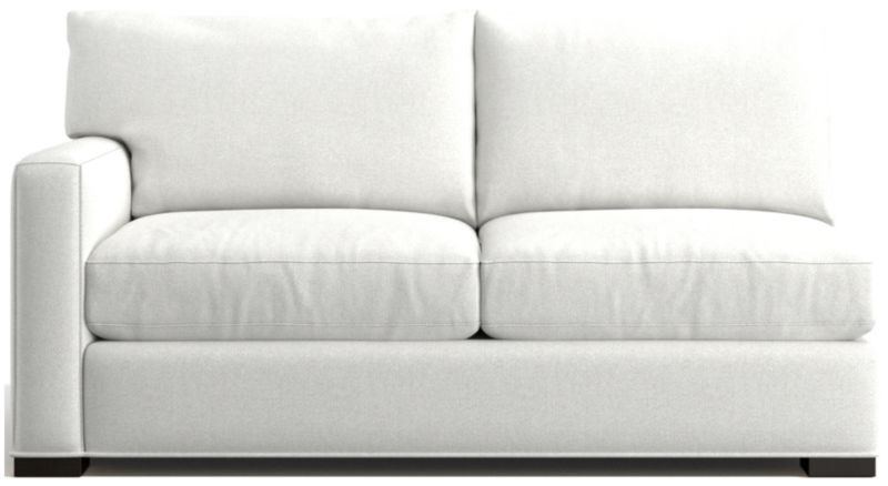Axis Left Arm Apartment Sofa + Reviews | Crate and Barrel | Crate & Barrel