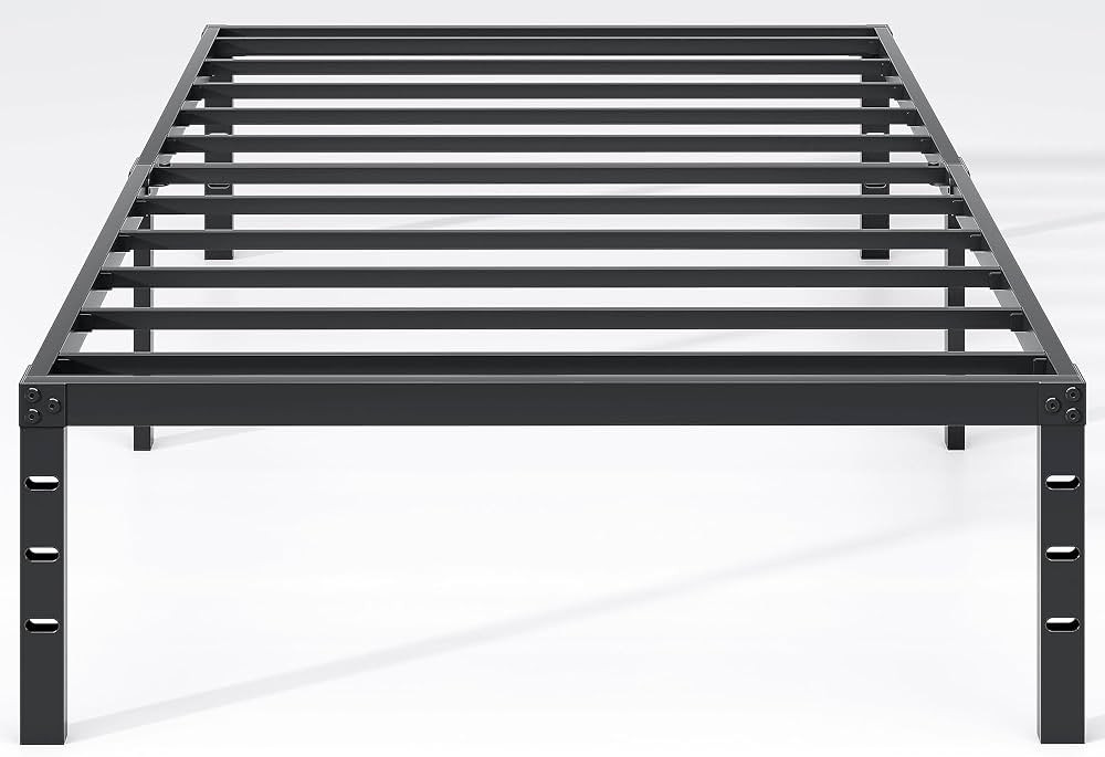 Metal Bed Frame-Simple and Atmospheric Metal Platform Bed Frame, Storage Space Under The Bed Heav... | Amazon (US)