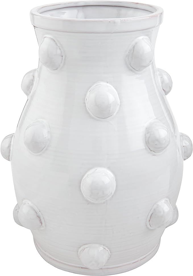 Mud Pie Bead Vase, White | Amazon (US)