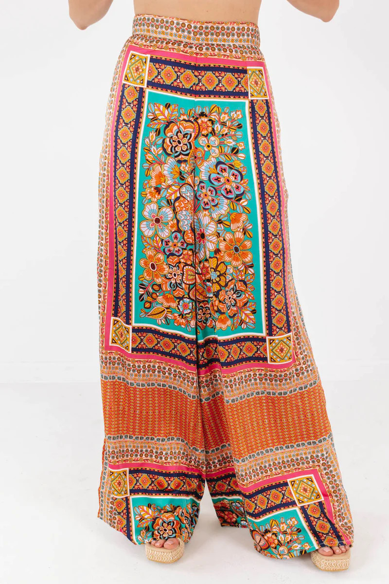 Happy in Havana Pants - Multi | The Impeccable Pig