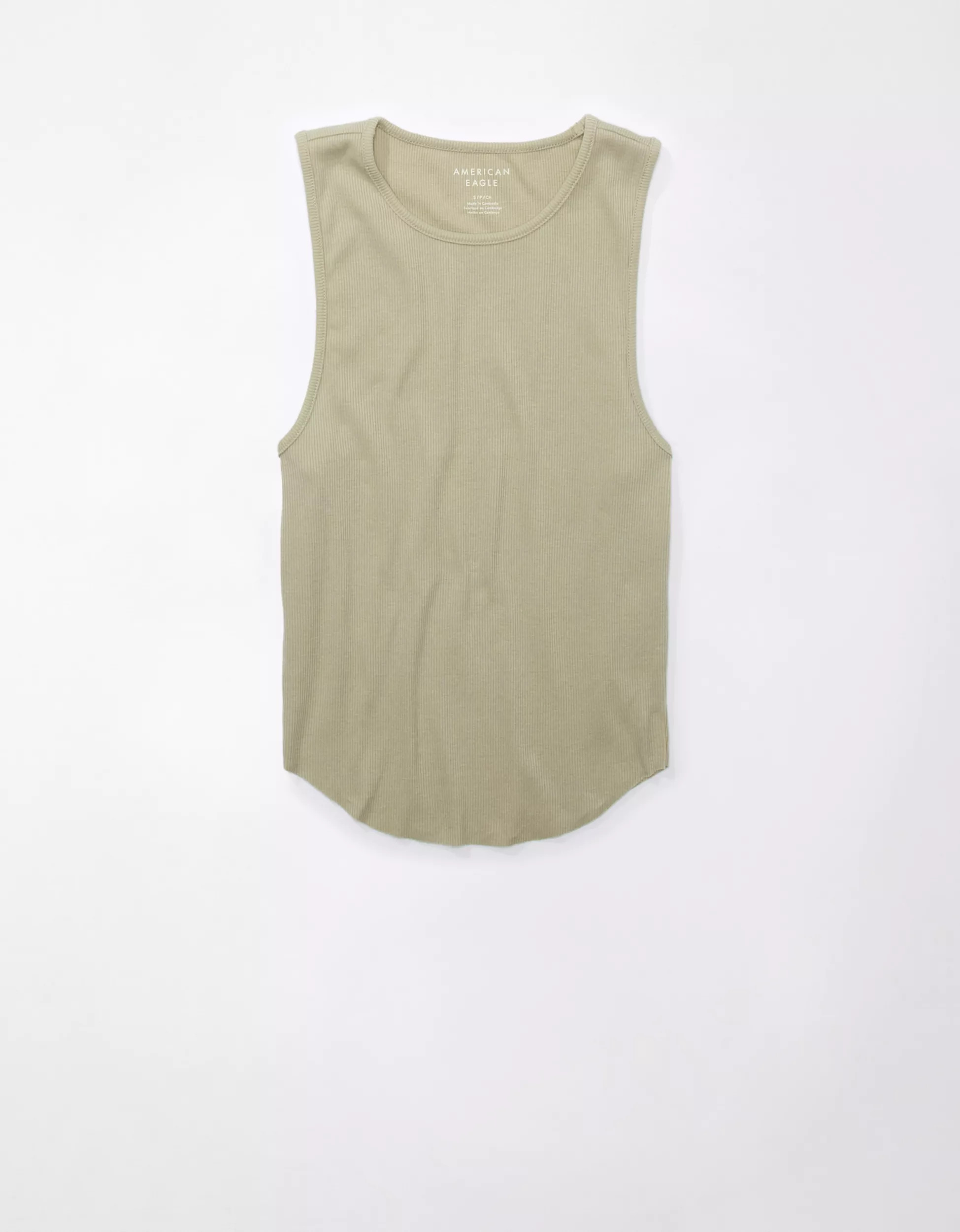 AE High Neck Daily Fave Tank Top | American Eagle Outfitters (US & CA)