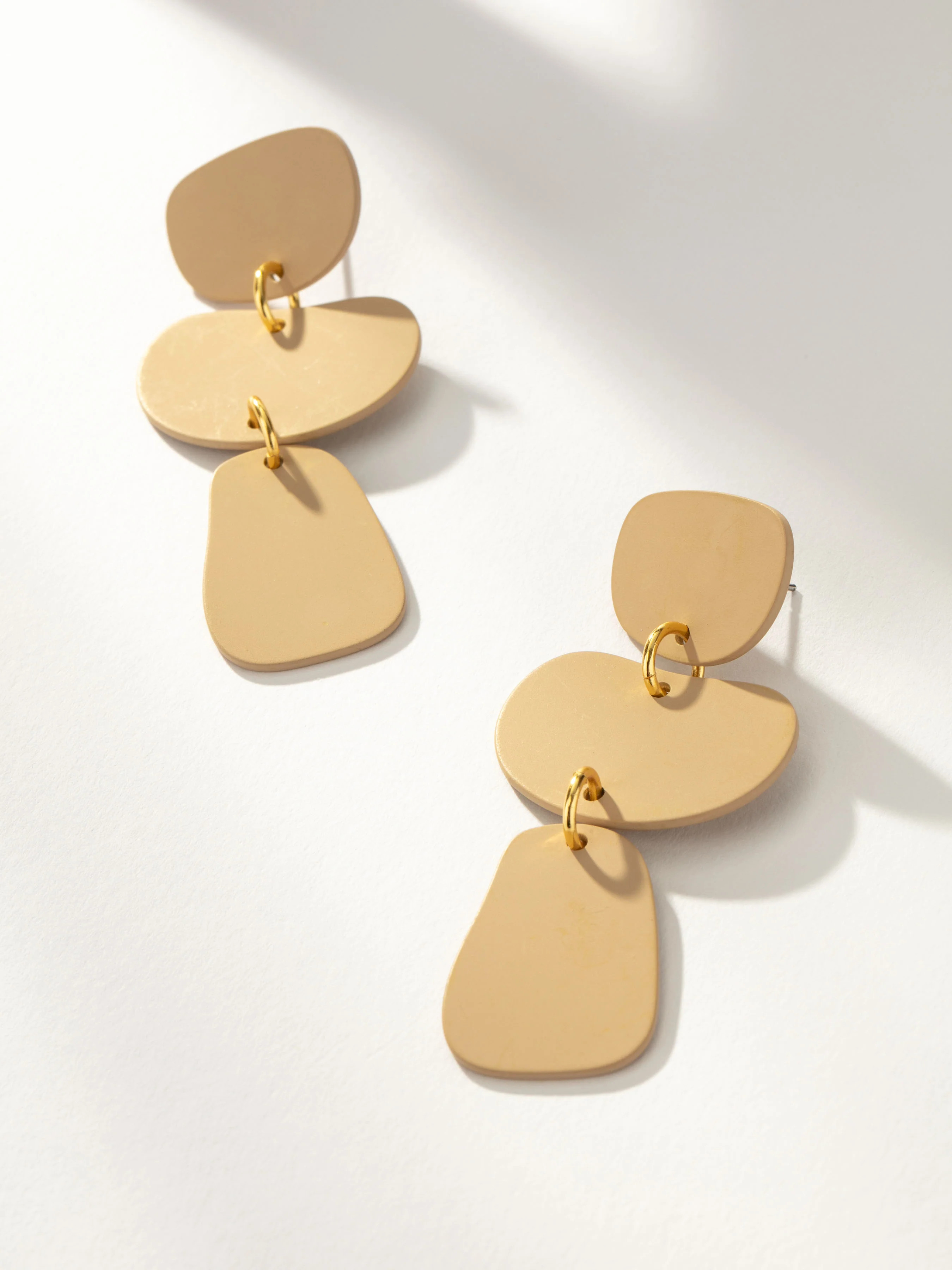 Gold and Colorful Nudist Statement Earrings | Uncommon James | Uncommon James