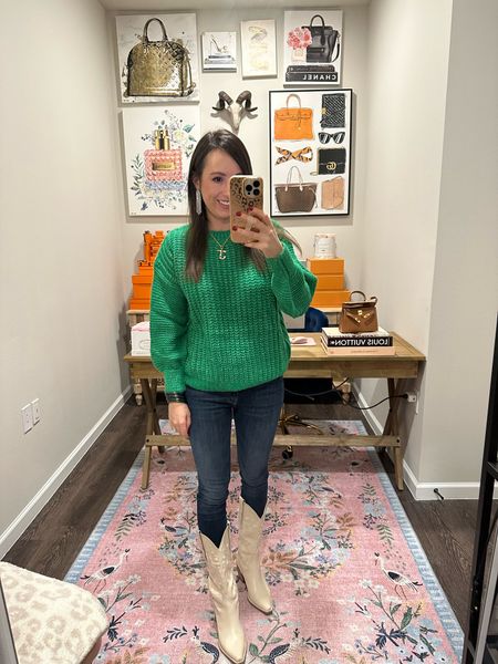 Red dress boutique is having a site wide 30% off sale! Love this green sweater top for the holidays! Wearing a xs



#LTKSeasonal #LTKCyberweek #LTKHoliday
