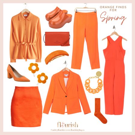 Orange you glad it’s time to talk about orange?! In terms of color analysis, this color is exclusively in the palette for Springs and Autumns. Sorry Winter and Summer gals, this post does not include you! Orange is an extremely warm color, and no shade or variant of it is cool enough for you. That being said, Springs and Autumns actually get to share many of the same oranges! The big difference is Spring is quite limited to the lighter, brighter shades, while Autumn gets to delve into the muted, deeper shades. While there aren’t so many shades of orange out there, it is a powerful color that can really bring out the bright rays of a Spring and the warm depth of an Autumn. 

#LTKU #LTKstyletip #LTKSeasonal