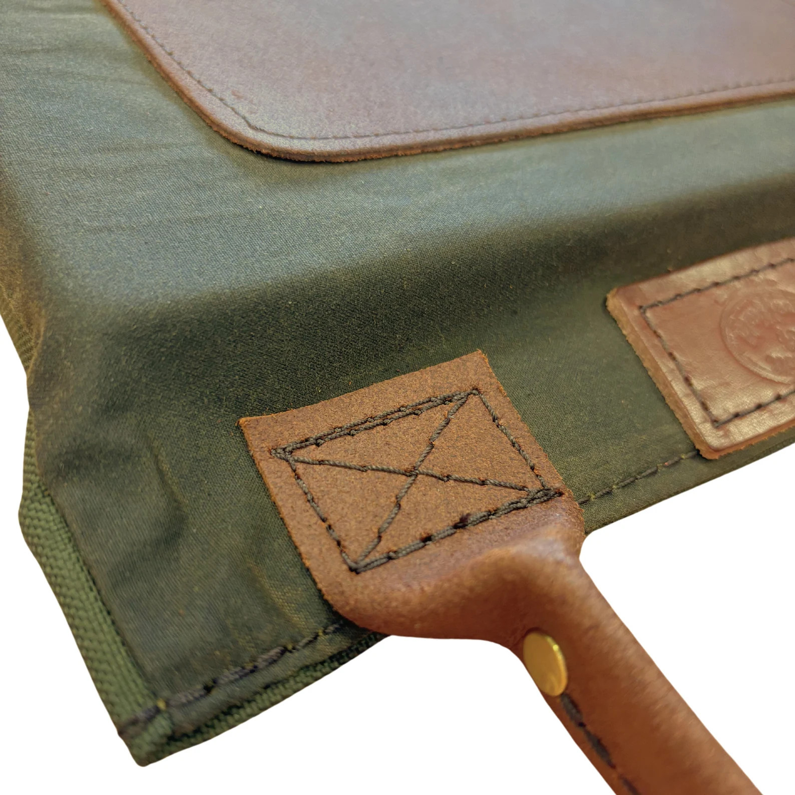Garden Kneeler Green Waxed Cotton With Waxed Suede Trim, Polyform Pad, and Reinforced Polyester B... | Etsy (US)