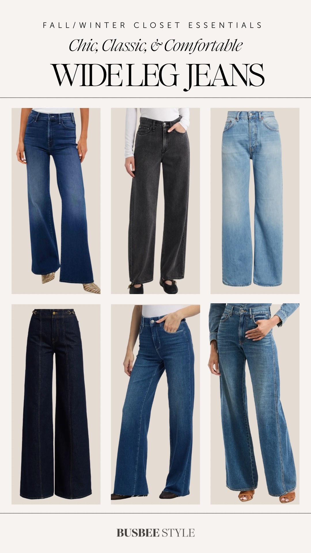 Wide leg jeans are a classic wardrobe staple that are also majorly on-trend at the moment. Why I love them? They’re way comfier than tighter-fitting jeans and they’re also very forgiving! Linking some of my favorites! 

#LTKSeasonal #LTKStyleTip