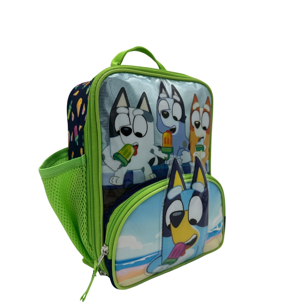 Bluey Cooldown Kids Insulated Reusable Lunch Bag with Mesh Water Bottle Pocket and Handle | Walmart (US)