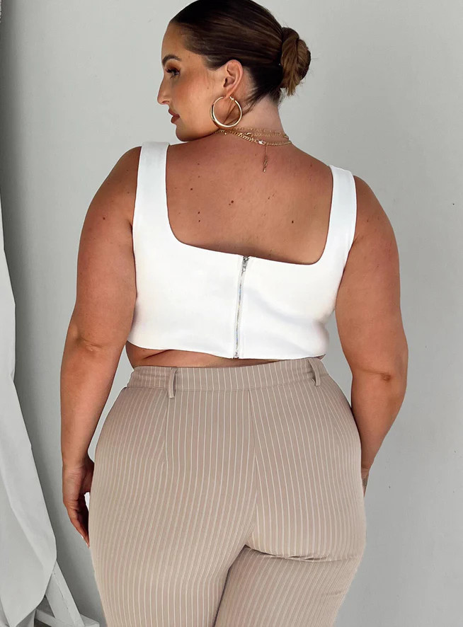 Kaeshia Rib Bustier Curve | Princess Polly US