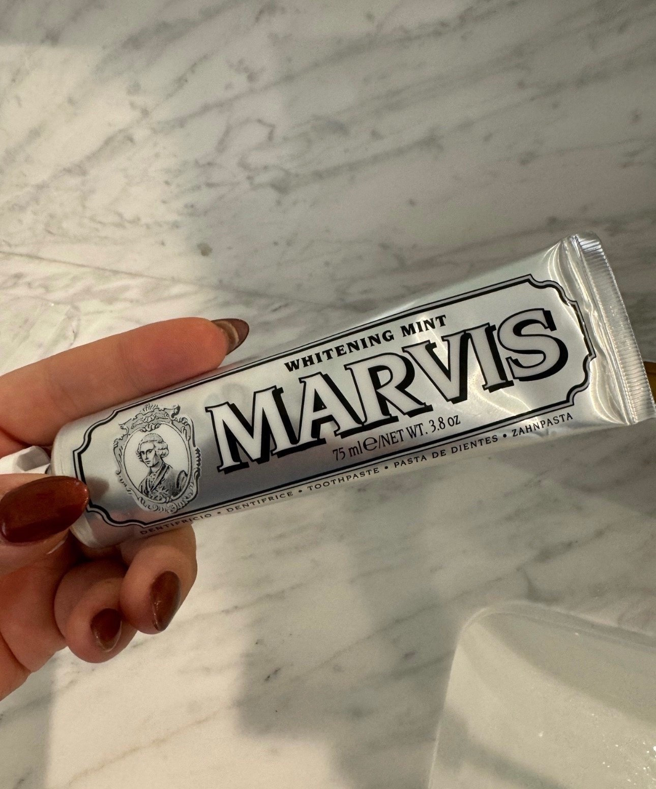 The best toothpaste!

Italy 
Amazon 
Beauty 


#LTKmorningroutine #LTKselfcare #LTKgrwm