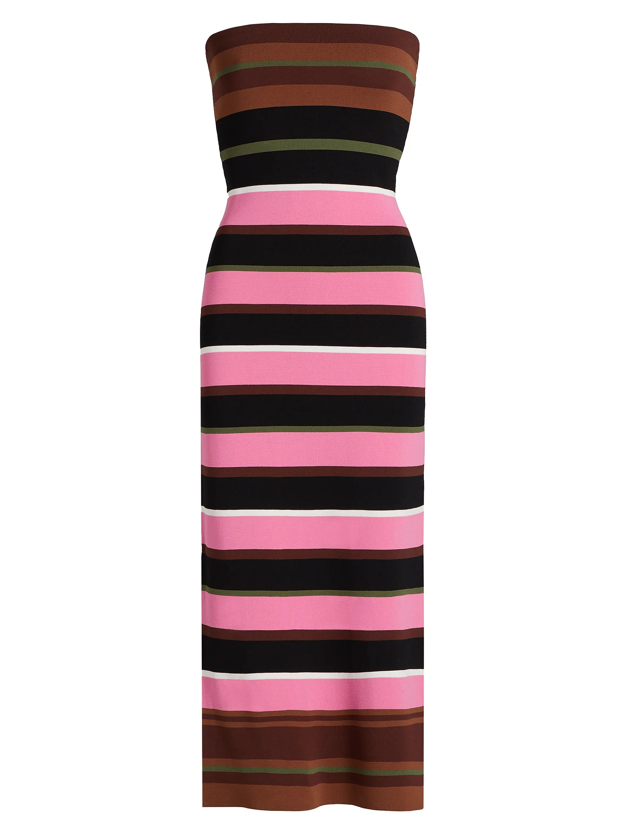 Mesa Striped Strapless Midi-Dress | Saks Fifth Avenue