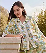 Gardenia Linen Blend Everyday Shirt | LOFT