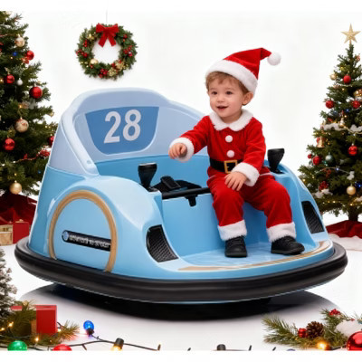 Naistip 12V Kids Ride on Bumper Car, Battery Powered Bumper Car with Remote Control, 1.5+ Years Baby Electric Bumping, Blue | Target