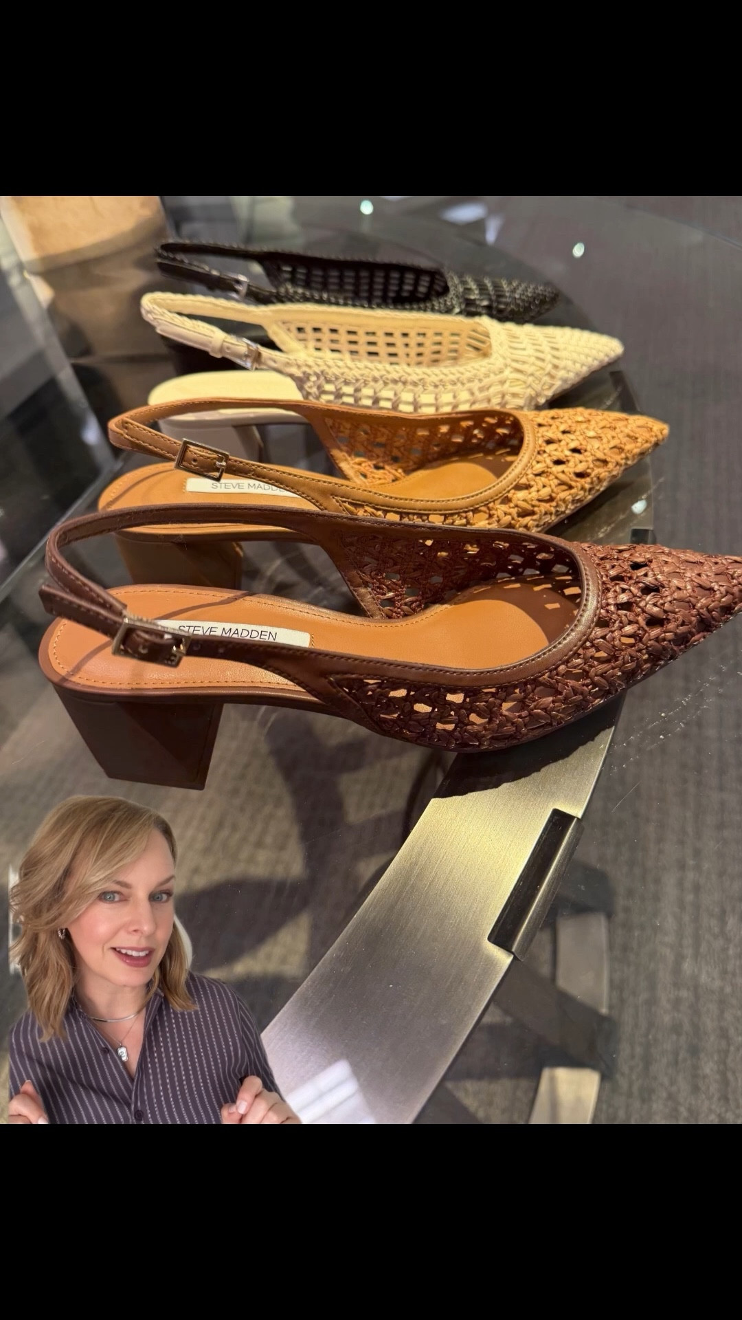 Block heel woven slingbacks, spring-ready! Wear to work or with cuffed jeans, trousers, straight-legs and skirts/dresses. 

#LTKSeasonal #LTKOver40 #LTKWorkwear