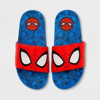 Boys' Marvel Spider-Man Swim Slide Sandals - Disney Store | Target