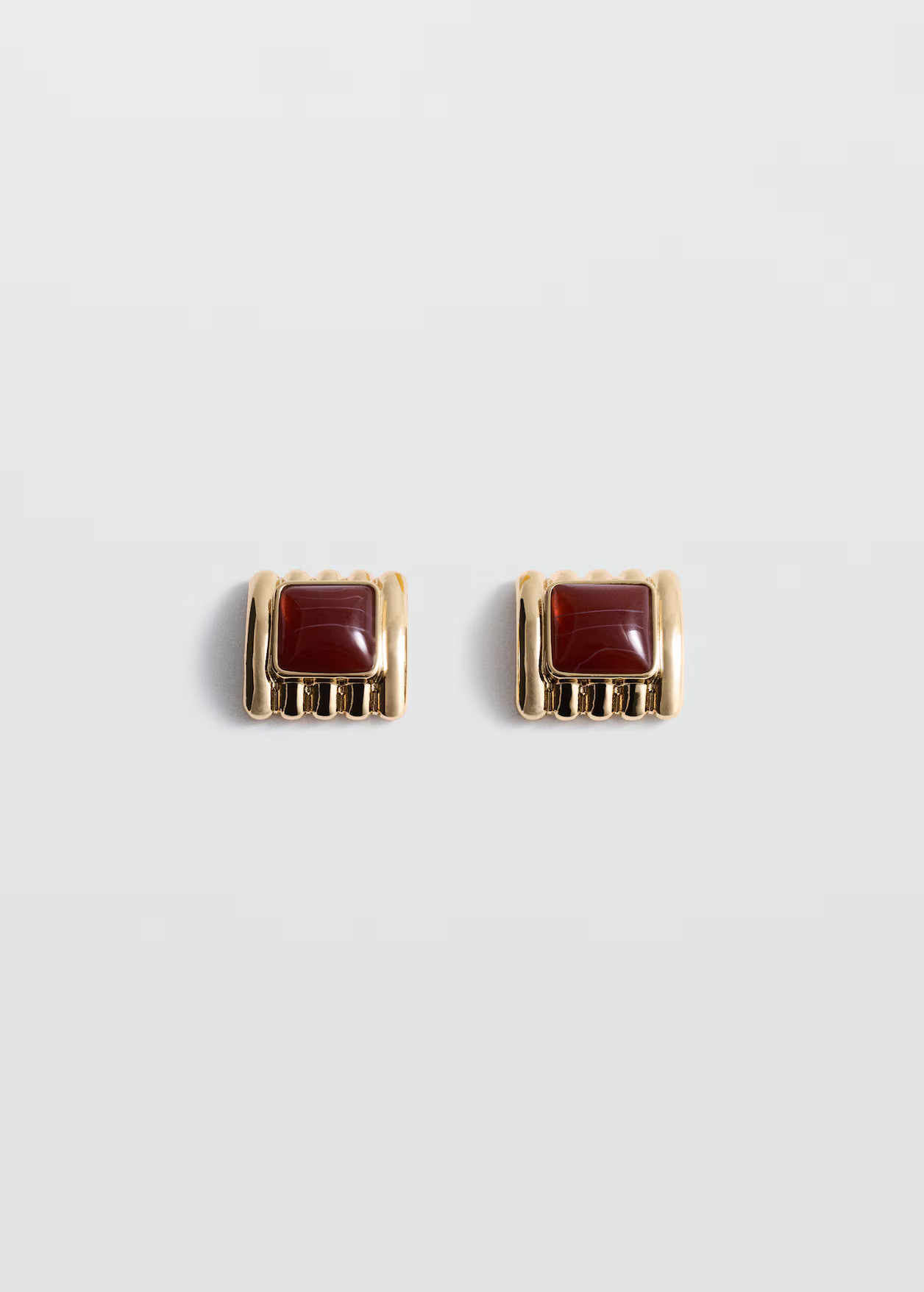 Square bead earrings  - Women | MANGO USA | Mango (US/MX/AU)