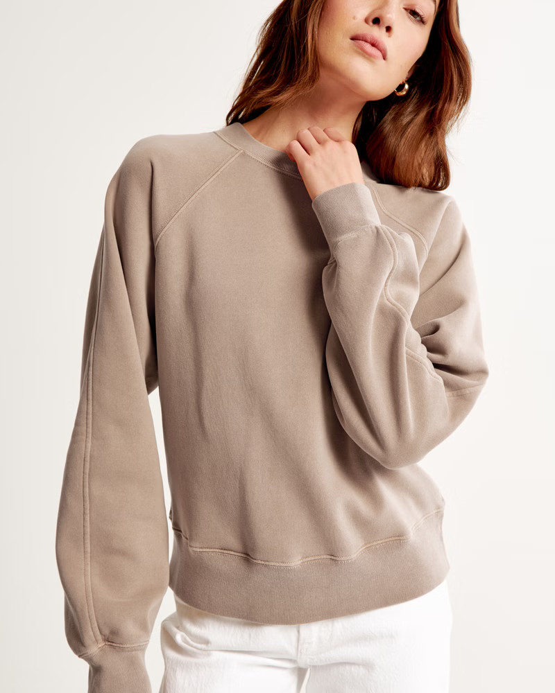 Essential Raglan Classic Sunday Crew | Abercrombie & Fitch (US)