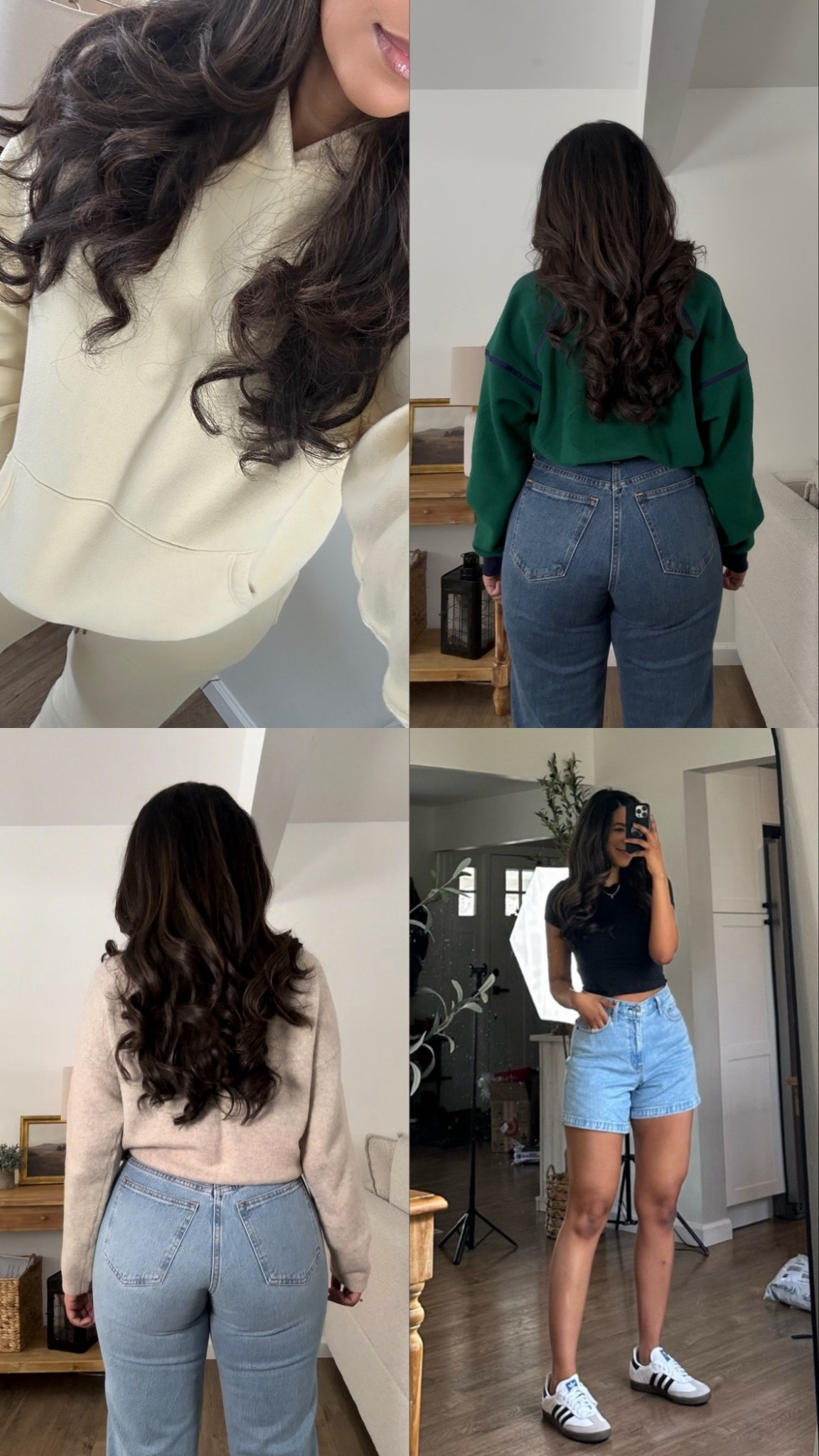 Abercrombie favorites! Sale finds! The dad shorts! Curve love high rise 90s relaxed jeans curve love 29/8 long!! Medium long sweatpants- large hoodie! Use code denimaf to save additional 15% Abercrombie sale 

#LTKSaleAlert #LTKMidsize