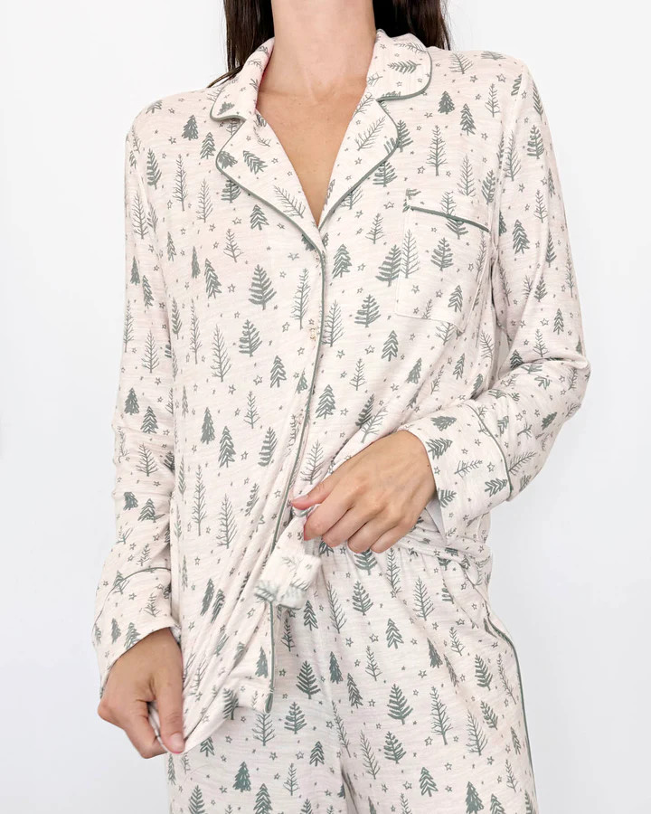Fir Trees Flora Pillow Soft PJ Set | Splendid | Splendid