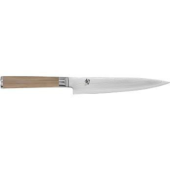 Shun Classic Blonde 6” Utility Knife, Blonde PakkaWood Handle, Full Tang VG-MAX Blade | Amazon (US)