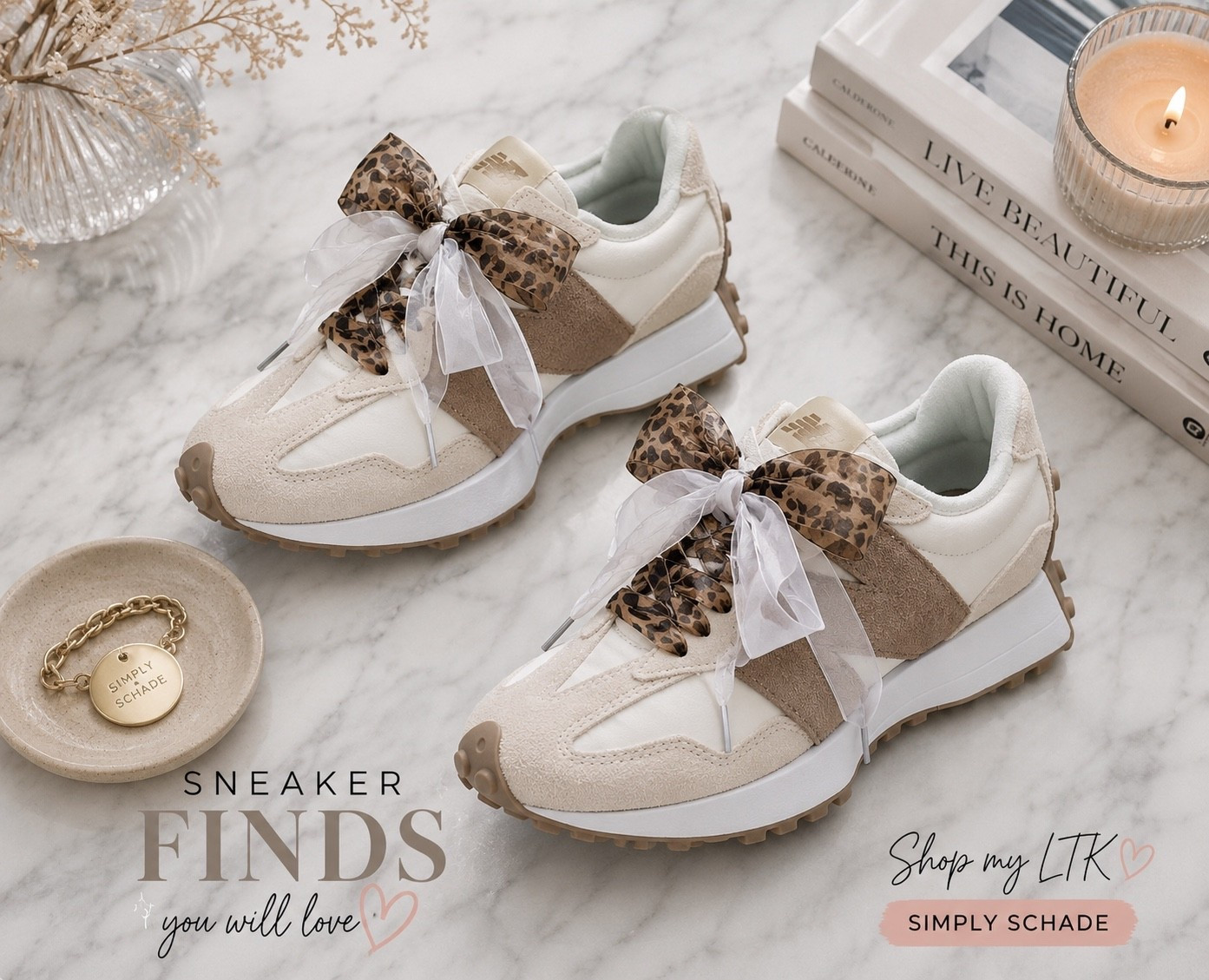 These sneakers are giving the cutest upgrade to a neutral look 🤎👟 The leopard + sheer ribbon laces make them SO fun and different while still being easy to style. Perfect with jeans, leggings, or a cute fall outfit! 🍂✨ Shop them on my LTK!

#LTKStyleTip #LTKFinds #SneakerStyle #FallStyle #SimplySchade

#LTKgrwm #LTKfitnessgoals #LTKActive