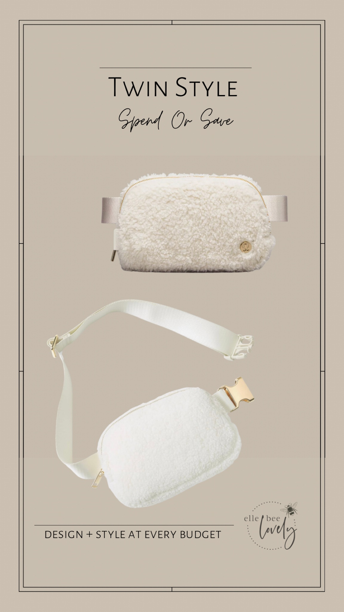 Twin Style belt bags - either make a fantastic gift idea as well! 

#LTKitbag #LTKSeasonal #LTKGiftGuide