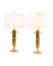2pk 28in Metal Table Lamps | Marshalls