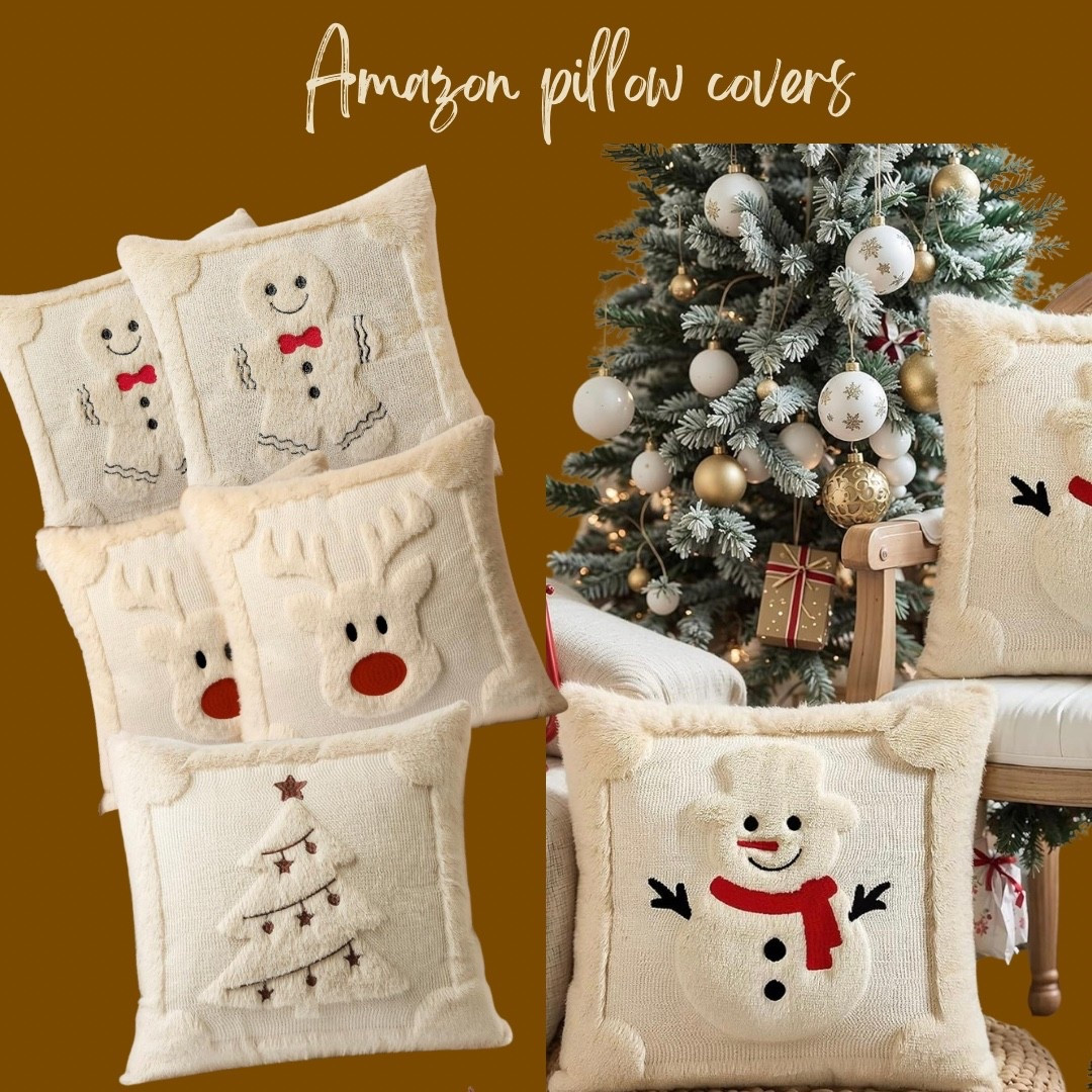 Excuse me…. Just found the cutest pillow cover for Xmas!  These are 18”x18” pillow covers with zipper closure.  For $10 for the pair.   Multiple different prints and  colors..  snag them fast 

#LTKSeasonal #LTKFindsUnder50 #LTKHome
