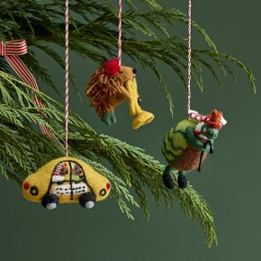 Festive Friends Felt Ornaments | West Elm (US)