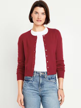 SoSoft Crop Cardigan Sweater | Old Navy (US)