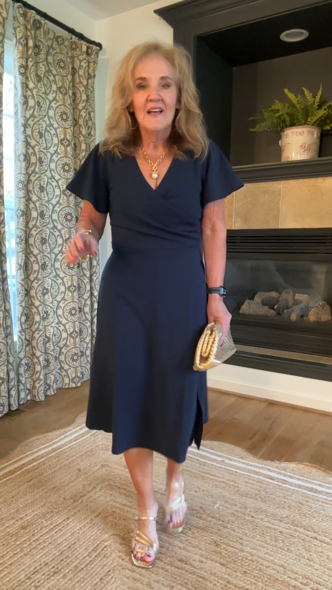 Wearing size 8/medium. Available in other colors too. Knit surpluses wrap dress. Easy wedding guest dress. Especially for small ceremonies.

This dress would also be a closet keeper to have on hand for funerals and other more conservative events

#LTKWatchNow #LTKOver40 #LTKFindsUnder50