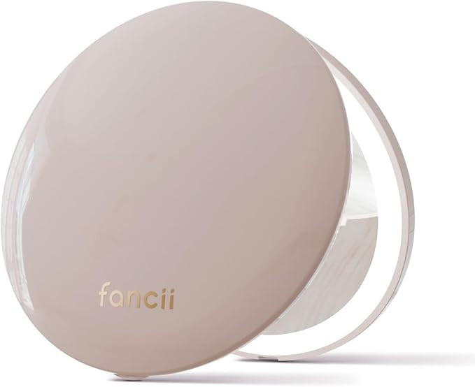 Fancii Mini Taylor Compact Magnifying Mirror with LED Light, 10x/1x, Rechargeable, 3 Light Settin... | Amazon (US)