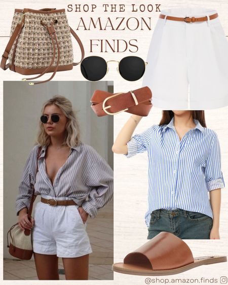 ✨Pinterest Inspired Look✨
Love this classic look for the spring/summer season. You can’t beat white shorts, a blue button down and beautiful brown accessories.

#LTKstyletip #LTKitbag #LTKFind