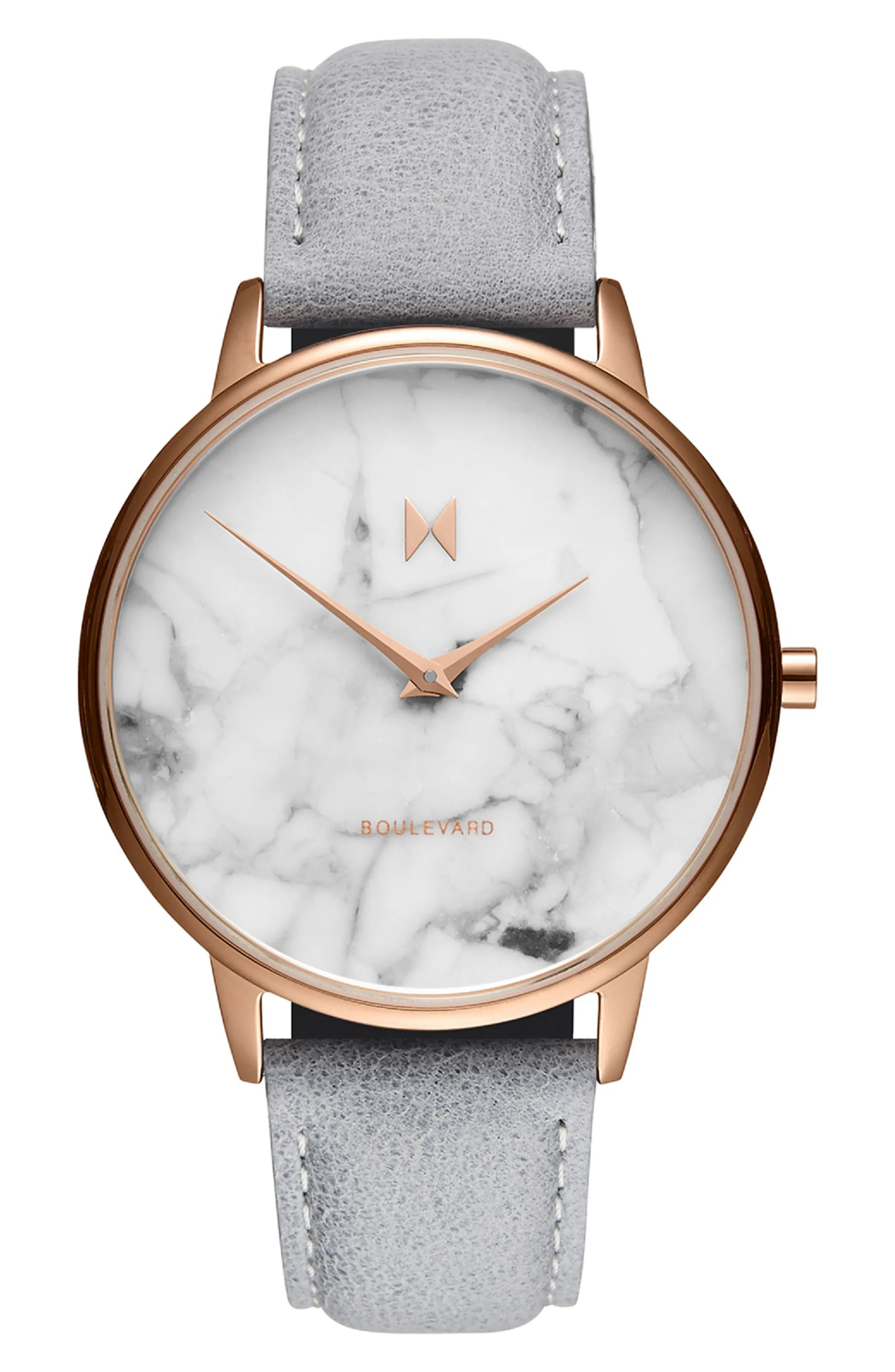 Women's Mvmt Boulevard Leather Strap Watch, 38Mm | Nordstrom