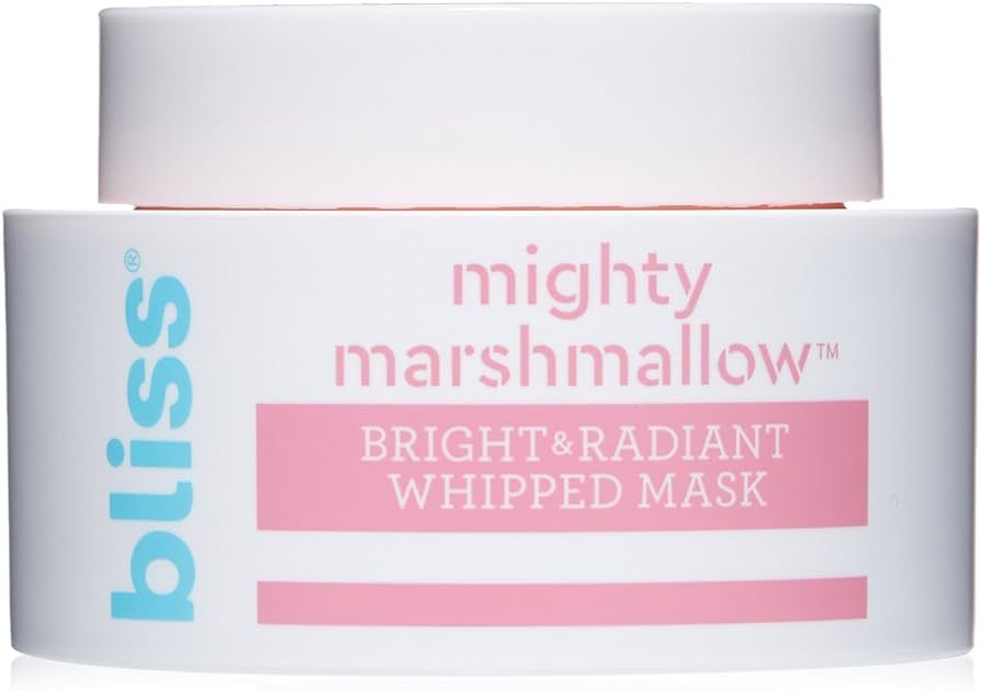 Bliss Mighty Marshmallow Bright & Radiant Whipped Mask - Brightening & Hydrating Face Mask - 1.7 ... | Amazon (US)