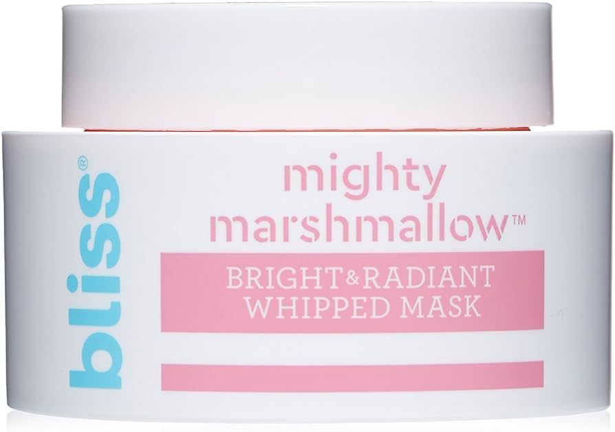 Bliss Mighty Marshmallow Bright & Radiant Whipped Mask - Brightening & Hydrating Face Mask - 1.7 ... | Amazon (US)