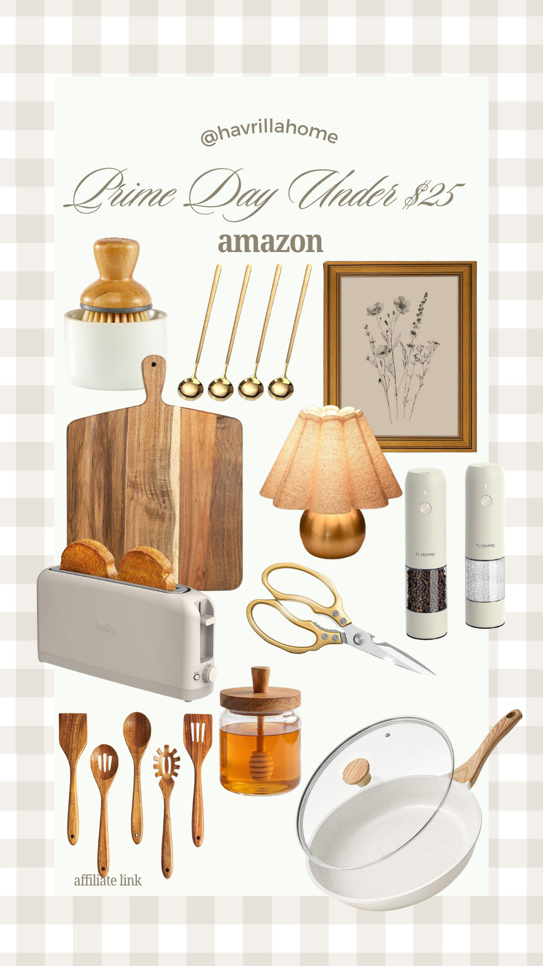 Prime Day Under $25, Amazon finds under $25, Prime Day deals under $25, affordable Amazon finds, budget friendly home finds, kitchen essentials, acacia wood cutting board, decorative wall art, rechargeable table lamp, electric salt and pepper grinders, kitchen scissors, honey jar, wooden cooking utensils, ceramic cookware, neutral kitchen decor, home essentials, affordable home decor, Amazon kitchen finds, home organization, hostess gifts, kitchen accessories, everyday essentials, Amazon must haves, budget home finds

#LTKHome #LTKSaleAlert
