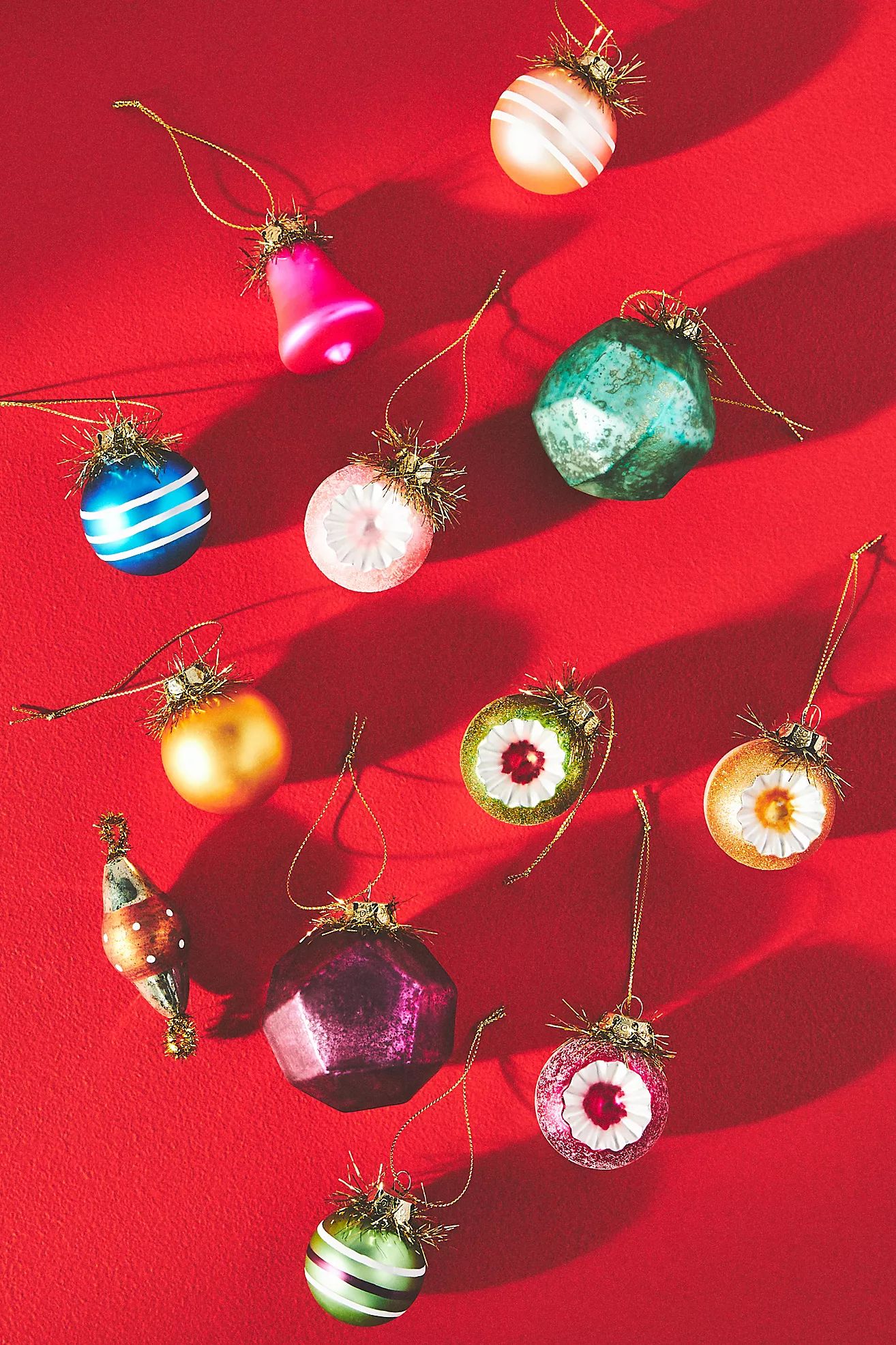 Assorted Bauble Ornaments, Set of 12 | Anthropologie (US)