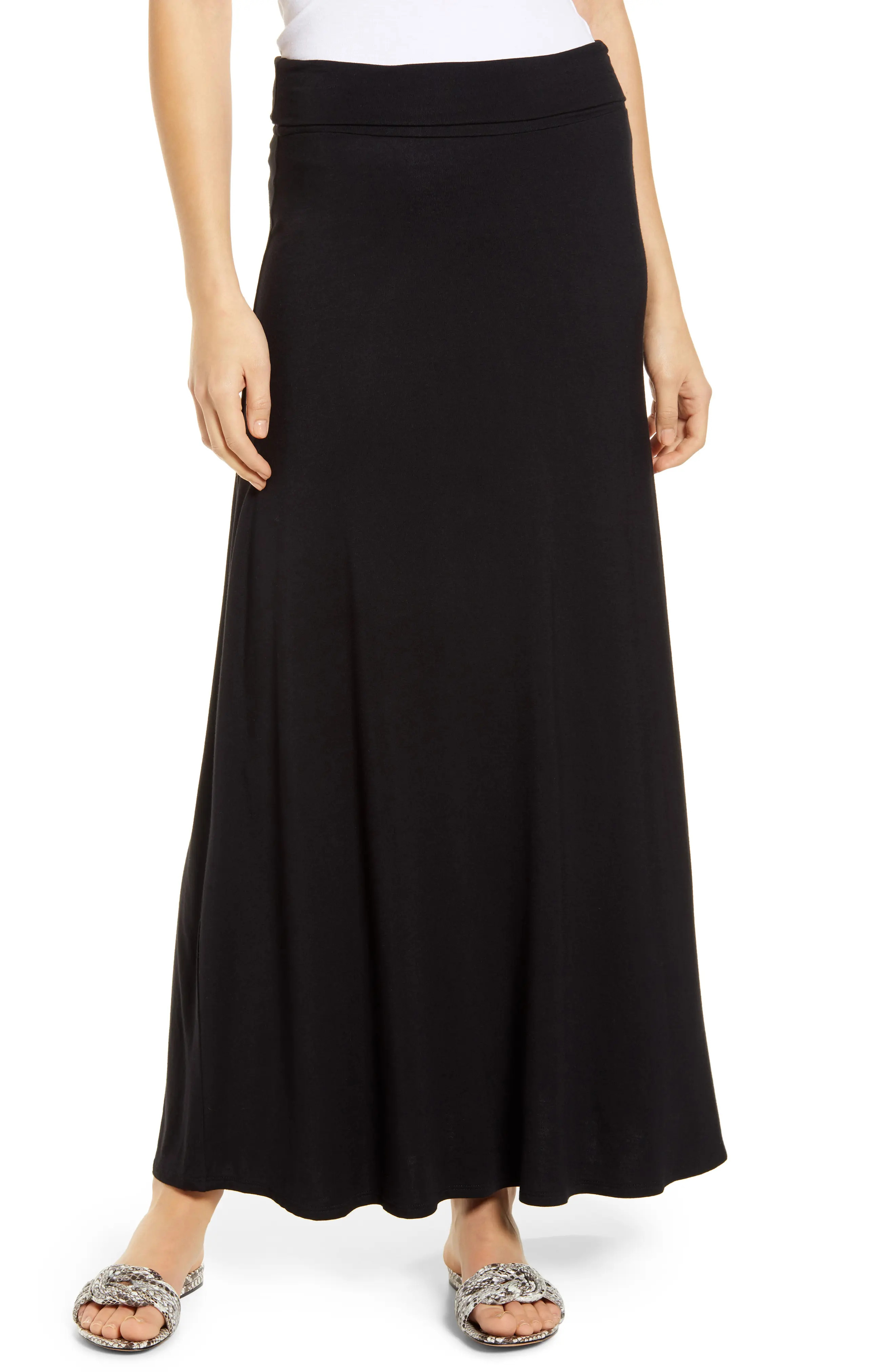 Loveappella Roll Top Maxi Skirt (Women) | Nordstrom | Nordstrom
