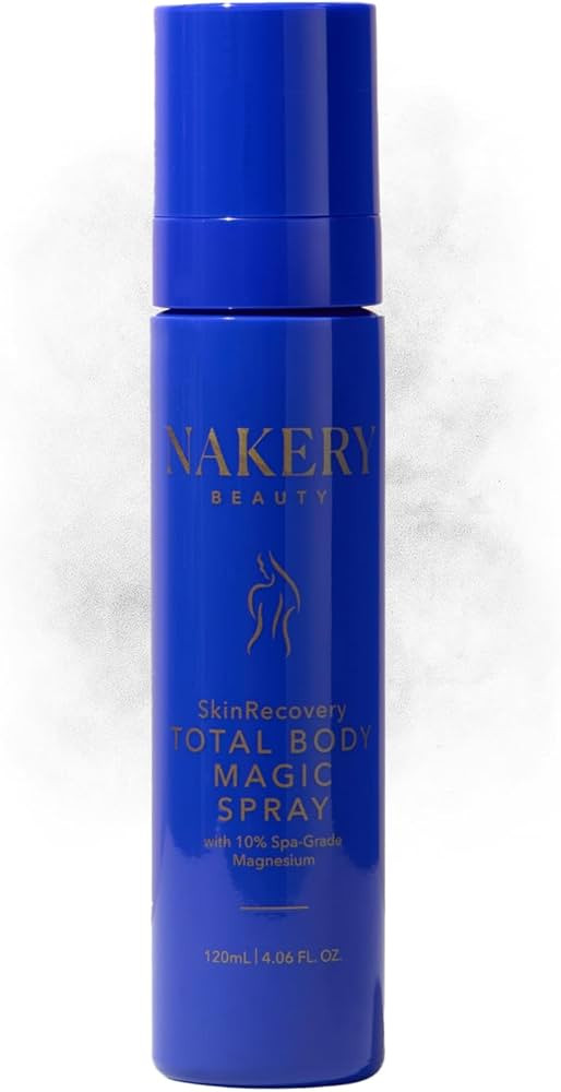 Nakery Total Body Magic Magnesium Spray, 10% Formula for Feet Tension, Leg Cramps and Muscle Stif... | Amazon (US)