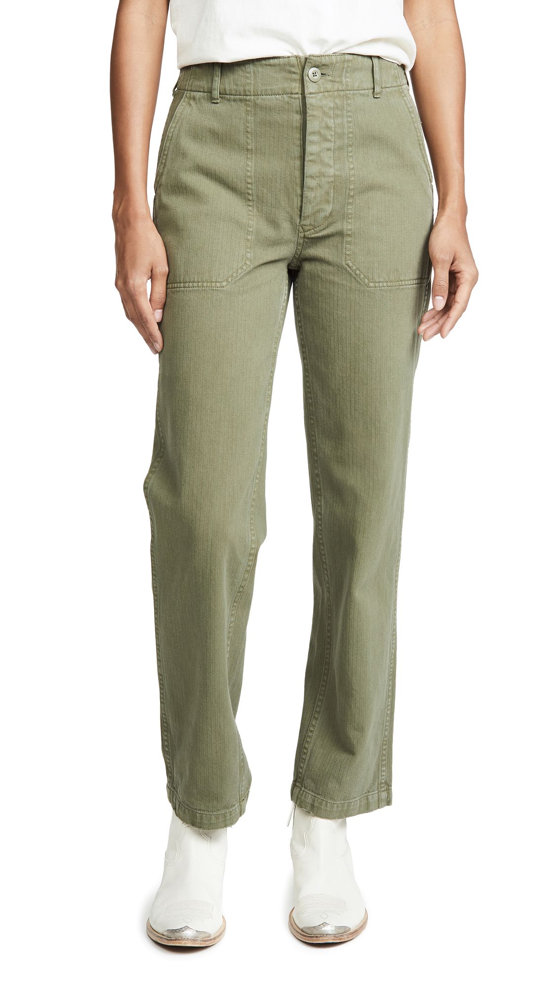 RE/DONE 50's Military Trousers | Shopbop