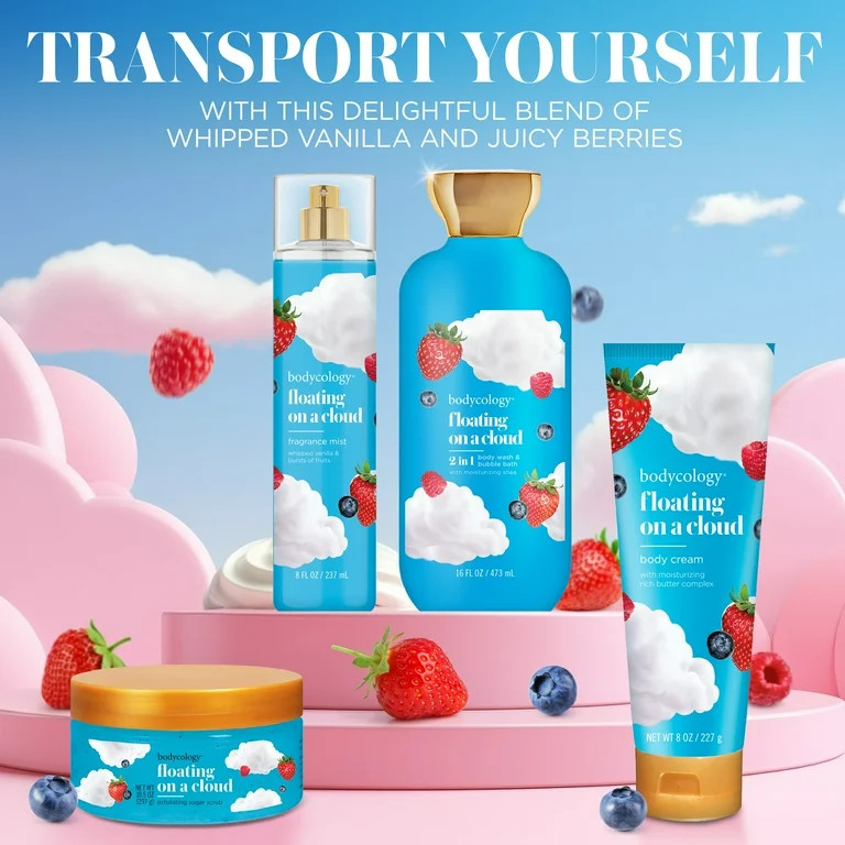 Bodycology Shea Butter Body Cream, Floating On A Cloud, 8 oz. | Walmart (US)