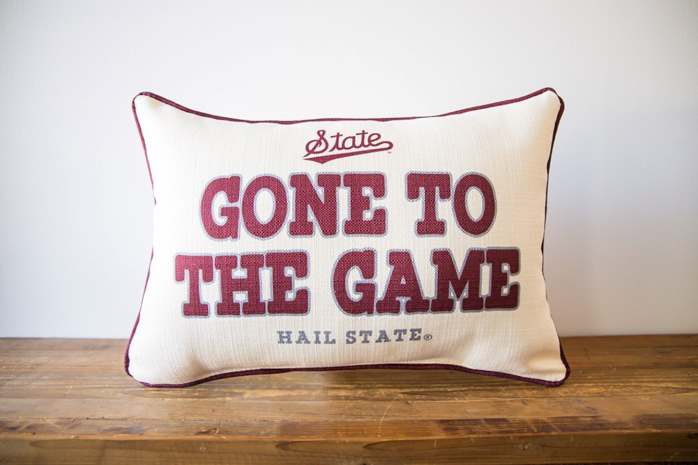 Mississippi State Gone To The Game Pillow | Little Birdie | Little Birdie